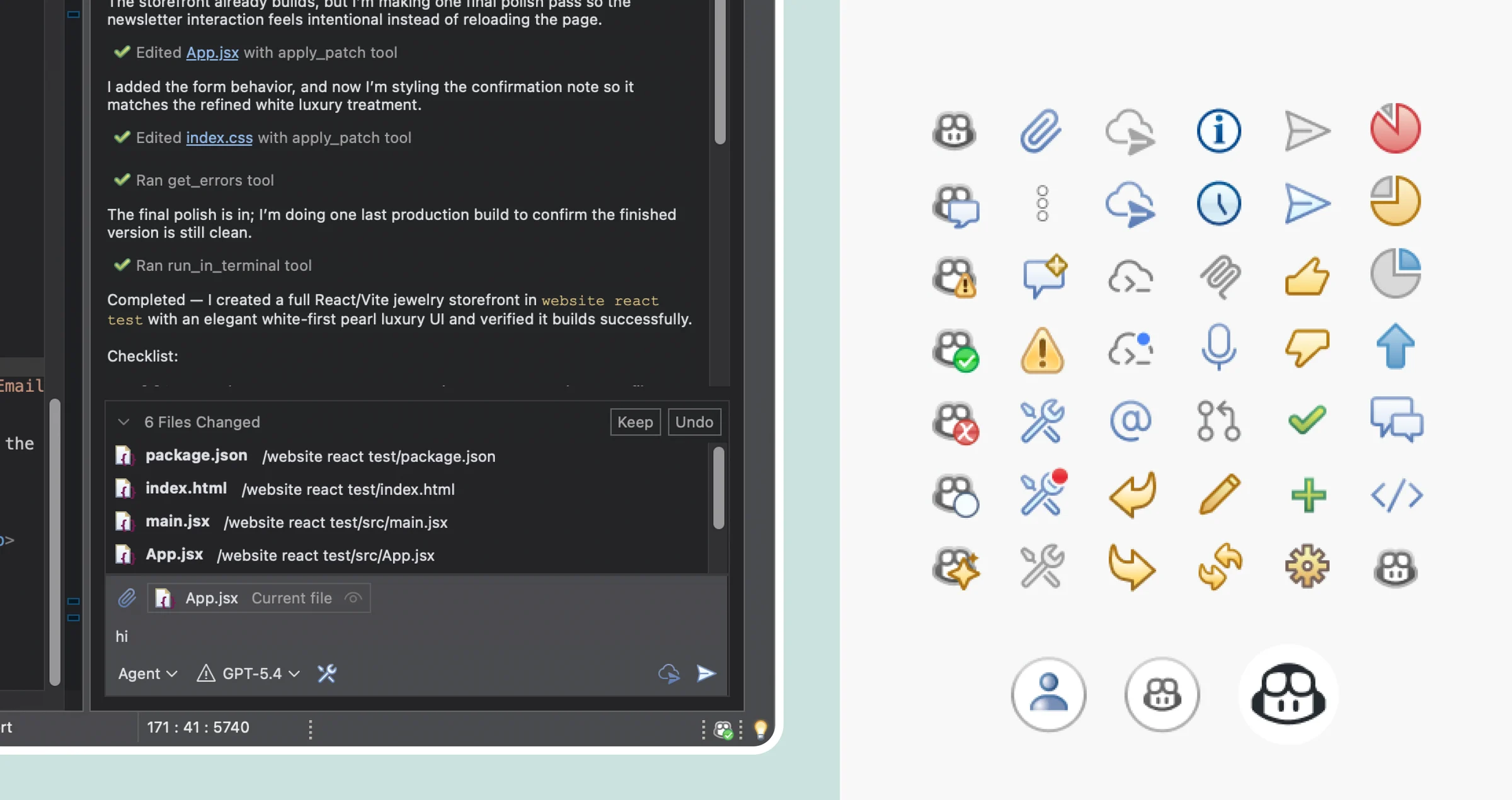 Eclipse Copilot icon system